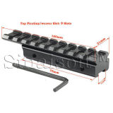 SINAIRSOFT Dovetail 9-11mm to 20mm  Picatinny Rail Adapter Converter Mount Scope Base