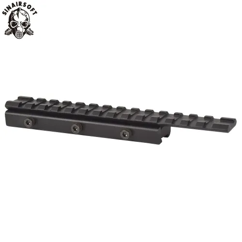 SINAIRSOFT 155mm Picatinny 11mm to 20mm Rail Adapter Riser Rail Scope Mount