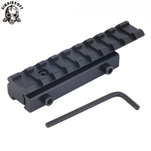 SINAIRSOFT Dovetail 9-11mm to 20mm Weaver Picatinny Rail Adapter Converter Mount Scope Base