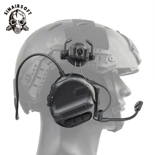 SINAIRSOFT Tactical Headset Hunting Headphone Communication earphone Shooting PTT Helmet