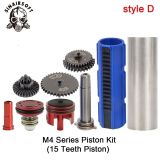 SINAIRSOFT SHS 16:1 Gear Nozzle Cylinder Spring Guide 14Teeth Piston Kit Airsoft AEG Ver2/3