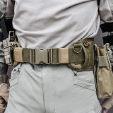 SINAIRSOFT Molle Waist Belt Men Tactical Outer Waist Belt Padded CS Multi-Use Equipment Wide Belts Hunting Apparel Accessories