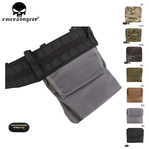  EMERSONGEAR Tactical Roll Up Dump Pouch Folding Mag Kit Storage Drop Bag Hook & Loop