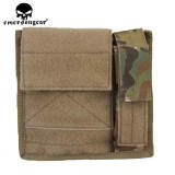 EMERSONGEAR Tactical Commander Style Map Bag Outdoor MOLLE SAF Management Panel Lightweight Map Bag