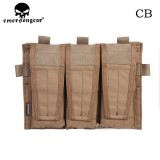 EMERSONGEAR Tactical Triple 5.56 Magazine Pouch Molle Mag Holder For AVS JPC 2.0Vest
