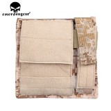 EMERSONGEAR Tactical Commander Style Map Bag Outdoor MOLLE SAF Management Panel Lightweight Map Bag