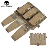 EMERSONGEAR Tactical Triple 5.56 Magazine Pouch Molle Mag Holder For AVS JPC 2.0Vest