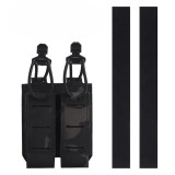 SINAIRSOFT Camo Dual 9mm Magazine Bag MOLLE MAG Bag Outdoor Tactical Vest Expansion Storage Bag