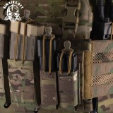 SINAIRSOFT Camo Dual 9mm Magazine Bag MOLLE MAG Bag Outdoor Tactical Vest Expansion Storage Bag