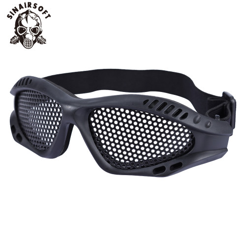SINAIRSOFT Outdoors  Airsoft Goggles Tactical Sunglasses Resistance Eyes Sports Metal Mesh Net Shooting Glasses Eyewear