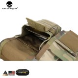 EMERSONGEAR Tactical 7.62 Double Magazine Pouch 762 Mag Bag For AK Rifle Panel Outdoor Airsoft Hunting Hiking 500D Nylon EM6411