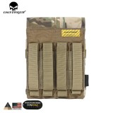 EMERSONGEAR Tactical 7.62 Double Magazine Pouch 762 Mag Bag For AK Rifle Panel Outdoor Airsoft Hunting Hiking 500D Nylon EM6411