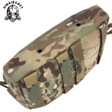 SINAIRSOFT Tactical CCS GP Pouch  MOLLE Mounting System Double Zipper Utility Storage Tool Bag For MKV Chassis Placard Hunting Vest