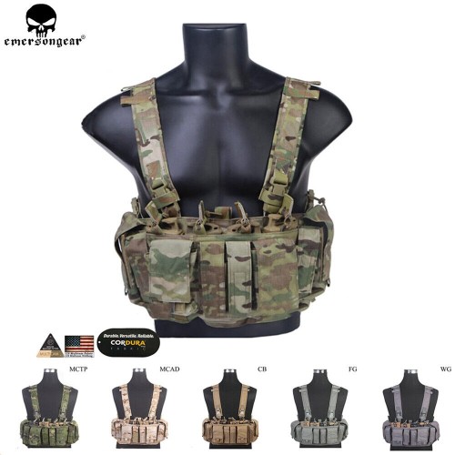 EMERSONGEAR MF Molle Tactical Chest Rig UW IV Hunting Vest w/ Mag Pouch Harness EDC