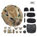 SINAIRSOFT Tactical FAST Helmet SF Super High Cut Lightweight Protect Helmet Camo Airsoft