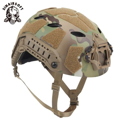  SINAIRSOFT Tactical FAST Helmet SF Super High Cut Lightweight Protect Helmet Camo Airsoft