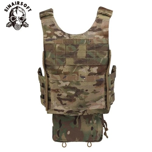  SINAIRSOFT Military Plate Carrier Tactical Vest Quick Release OTB LV119 Body Armor w/ Pouch