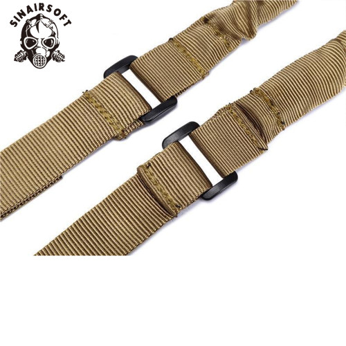 SINAIRSOFT Tactical 2 Point Gun Sling QD Metal Buckle Shotgun Rifle Sling Strap  Shoulder Strap Gun Hunting Accessories