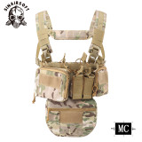 SINAIRSOFT CS Match Wargame TCM Chest Rig Airsoft Tactical Vest  Gear Pack Magazine Pouch Holster Molle System Waist Men Nylon
