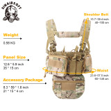 SINAIRSOFT CS Match Wargame TCM Chest Rig Airsoft Tactical Vest  Gear Pack Magazine Pouch Holster Molle System Waist Men Nylon