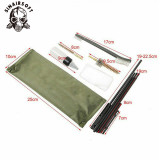  SINAIRSOFT 10 Piece .22 22LR .223 556 Rifle Gun Cleaning Kit Set Cleaning Rod Nylon Brush