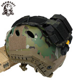 SINAIRSOFT Tactical Pouch MK2 Battery Case for Helmet Hunting Camo 500D Nylon Bag