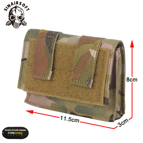 SINAIRSOFT Tactical FAST Helmet Utility Pouch Removable Rear Pouch NVG Counterweight Battery Pouch For Clothing Accessories