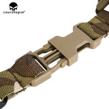 EMERSONGEAR Tactical Gun Sling LQE One Point Sling with Mash Hook Rifle Sling  ACU Black EM8489