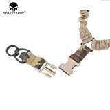 EMERSONGEAR Tactical Gun Sling LQE One Point Sling with Mash Hook Rifle Sling  ACU Black EM8489