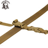 Tactical Multi-Functional Pistol Elastic String Short Gun Sling Adjustable Strap System For Paintball Airsoft Hunting Gun Sling