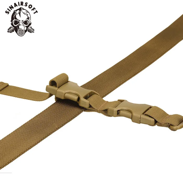 Tactical Multi-Functional Pistol Elastic String Short Gun Sling Adjustable Strap System For Paintball Airsoft Hunting Gun Sling