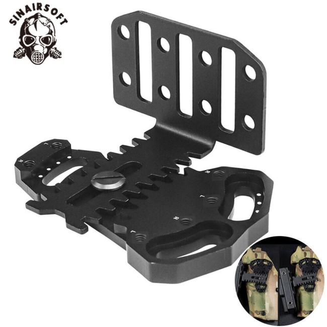  SINAIRSOFT Tactical Pistol Holster Adapter NCP2 Adjustable Plate 3-Hole Negative Cant Plate