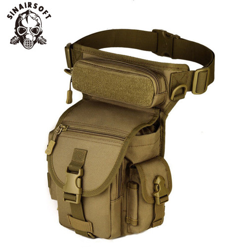 SINAIRSOFT Outdoor Tactical Nylon Waterproof Travel Bag Waist Leg Bag Motorcycle Fanny Packs Bags Pack Climbing Hiking Camping