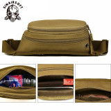 SINAIRSOFT 1000D Nylon Tactical Sport Waist Bag Functional Fanny Running Fishing 5.7 Inches Phone Belt Trekking Bags