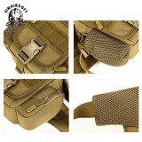 SINAIRSOFT Outdoor Vertical Tactical Waist Bag Men's Multi-purpose Messenger Bags Travel Riding Water Bag Fit Sports Hunting