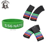 SINAIRSOFT Tactical SI Magazine Marking Band 556 Elastic Identification Binding Rubber Band