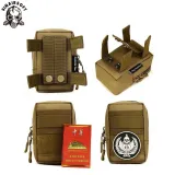 SINAIRSOFT Tactical Molle Pouch Belt Waist Bag  Hunting Waist Fanny Phone Bag Men 1000D Fabric-Waterproof Outdoor Bag