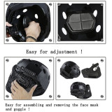 SINAIRSOFT Tactical Helmet New G4 System  ABS Full Face Mask With Goggle For  Airsoft Paintball  Fast Helmet