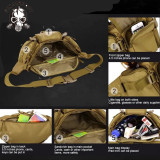 SINAIRSOFT Tactical Waist Bag Waterproof Fanny Pack Hiking Fishing Sports Hunting Bags Outdoor Camping Sport Molle  Bag