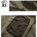 SINAIRSOFT Milrescuer Winter Jacket  Tactical Outdoor Soft Shell Fleece Warm Jacket Men Sportswear Thermal Hunting Sport
