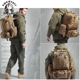 SINAIRSOFT 50L Molle High Capacity Nylon Tactical Backpack Assault  Rucksacks Camping Hunting Sport Travel Hiking Outdoor Bag