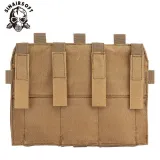 1000D Nylon MOLLE Triple M4 5.56 Magazine Front Pouch Detatchable For AVS JPC 2.0 Tactical Vest Army Hunting Airsoft Accessories