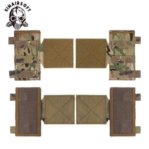 SINAIRSOFT Tactical D3CR Side Plate Accessory Chest Rig G-buckle Fixation Modular Molle Pouch For Mount/Expansion Radio Magazine Pouch
