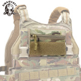 SINAIRSOFT Tactics Medium Candy Pouch With Hook&loop MK3 MK4 Vest Chest Rig Camouflage Portable Storage Nylon Hunting Accessories