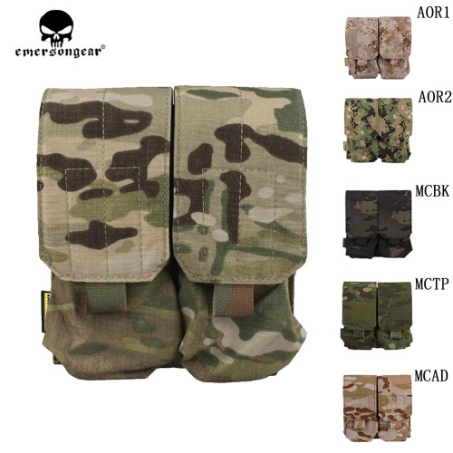 EMERSONGEAR Tactical LBT Style Double Magazine Pouch Multicam Molle Mag Bag For M4 M16 Pocket Airsoft Hunting Accessories EM9026