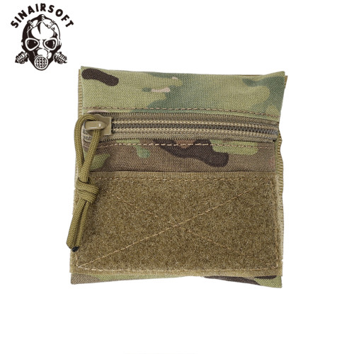 SINAIRSOFT Tactic Micro Candy Pouch Small With Hook&loop MK3 MK4 Vest Chest Rig Camouflage Portable Storage Nylon Hunting Accessories