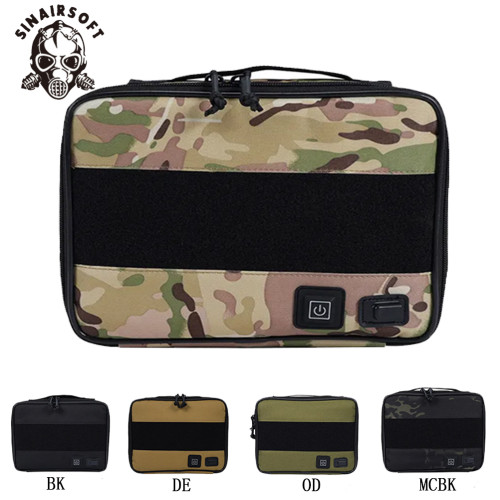 SINAIRSOFT  New Tactical Warmer Pouch Pistol Carry Bag Multifunctional IPSC Outdoor Hunting USB Power Bag