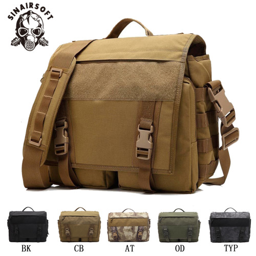 SINAIRSOFT Men Military Tactical Laptop Bag CrossBody Messenger Shoulder Bag School Satchel