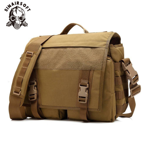 SINAIRSOFT Men Military Tactical Laptop Bag CrossBody Messenger Shoulder Bag School Satchel