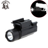 SINAIRSOFT Tactical Pistols LED Flashlight &Red Laser Sight Combo For Glock 17 19 20mm Rail